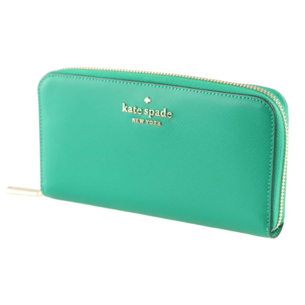Kate Spade Large Continental Wallet In Green Bean - Picture 2 of 6